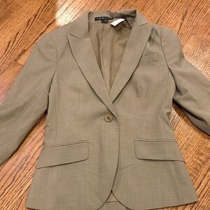 Theory Taupe Wool Blazer